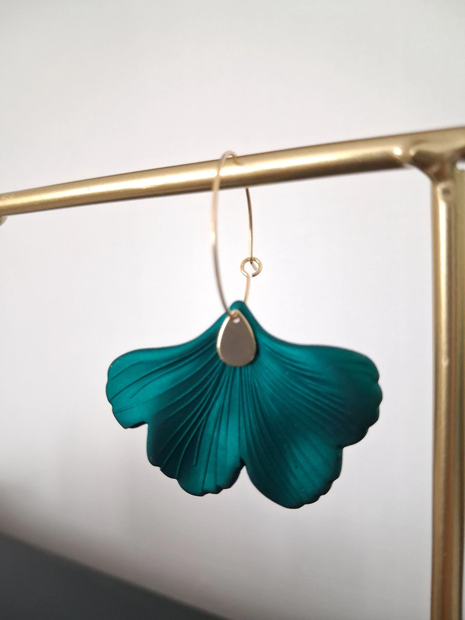 Pendientes verde iridiscente – photo 2